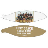 Beste Coach Team Naam Foto Bedankt Basketbal (Panelen)