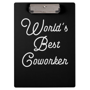 Beste collega ter wereld klembord