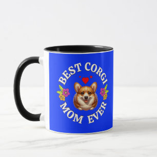 Beste Corgi Moeder Ooit, Cadeau voor Hondenliefheb Mok