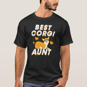Beste Corgi Tante Tante T-shirt