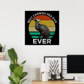 Beste Cornish Rex vader ooit Poster (Thuiskantoor)
