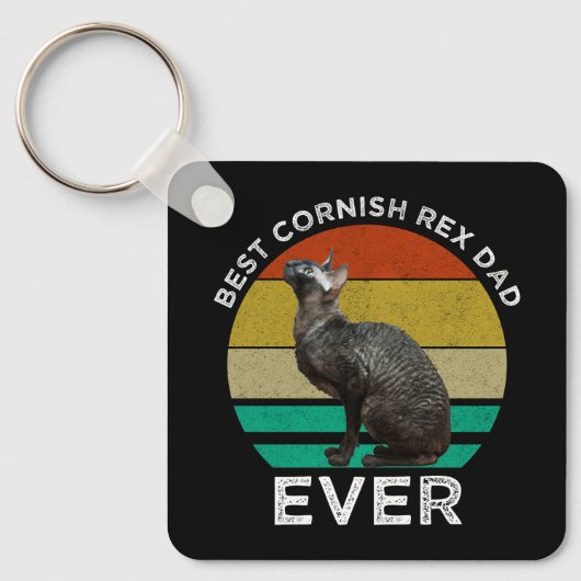 Beste Cornish Rex vader ooit Sleutelhanger (Voorkant)