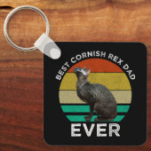 Beste Cornish Rex vader ooit Sleutelhanger (Voorkant)