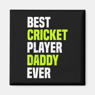 Beste Cricket Speler Papa Ooit - Cricketende Papa  Magneet