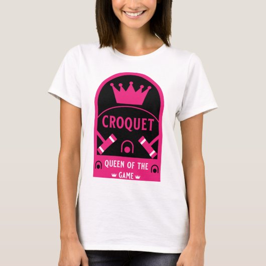 beste croquet game speler t-shirt (Voorkant)