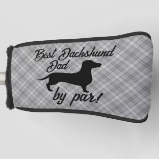 Beste Dachshund Papa van Par Putter Head Hoesje Golfheadcover