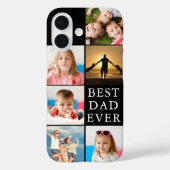 BESTE DAD EVER 6 Foto Collage Case-Mate iPhone Case (Achterkant)