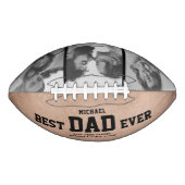 BESTE DAD EVER Moderne Cool Rustic American Football (Voorkant)