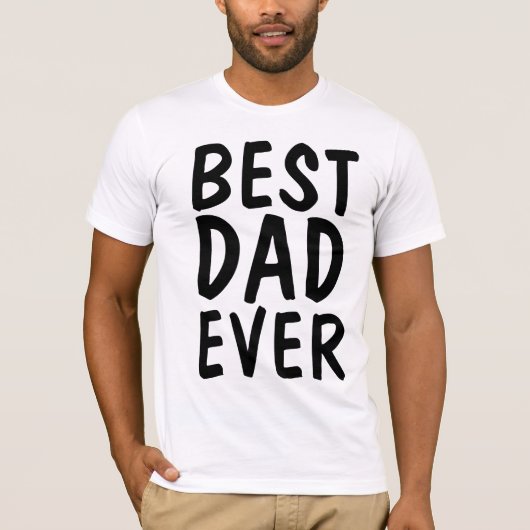 BESTE DAD EVER T-Shirts (Voorkant)