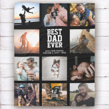 BESTE DAD EVER Vaderdag Instagram Photo Collage