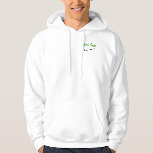 BESTE DAD! GOLF HOODIE (Voorkant)