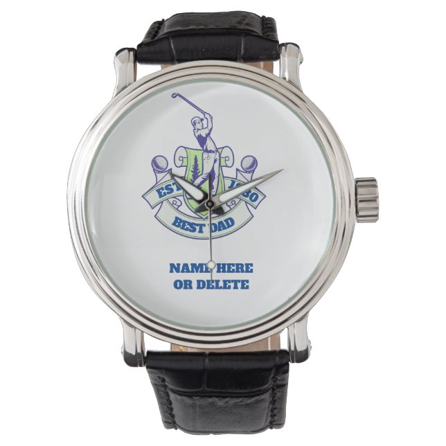 BESTE DAD GOLFER HORLOGE (Voorkant)