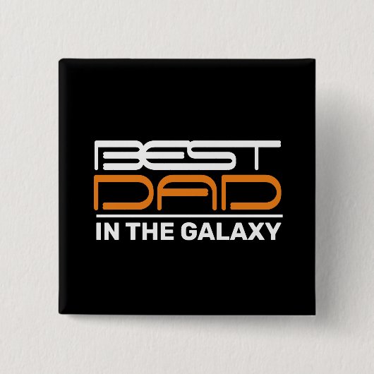 Beste DAD in de Button van de melkweg (Voorkant)