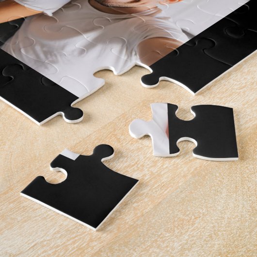 Beste DAD ooit 12 fotocollage Legpuzzel (Zijkant)