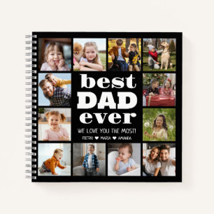 Beste DAD ooit 12 fotocollage Notitieboek