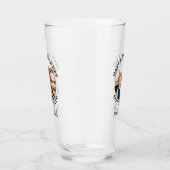 Beste DAD ooit, Aangepast 2 FotoHappy Vaderdag Glas (Rechts)