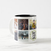 Beste DAD ooit aangepaste foto-Mok Tweekleurige Koffiemok (Voorkant links)