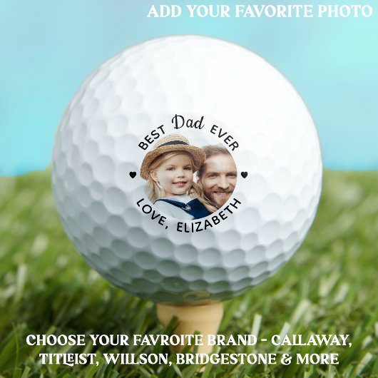 Beste DAD ooit aangepaste fotobudget op maat Golfballen