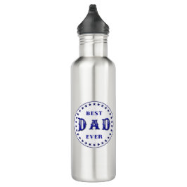Beste DAD ooit Badge Logo Design Waterfles
