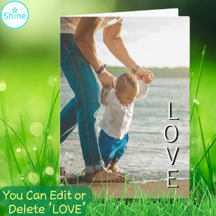 Beste DAD ooit Beste vader ooit, liefdesfoto op ma Kaart