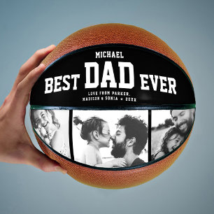 BESTE DAD OOIT Cool Trendy Unieke fotocollage Basketbal