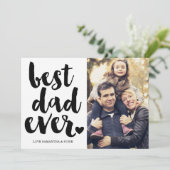 BESTE DAD OOIT | FATHERS DAY CARD KAART (Staand voorkant)