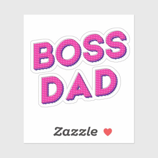 Beste DAD ooit Sticker (Vel)
