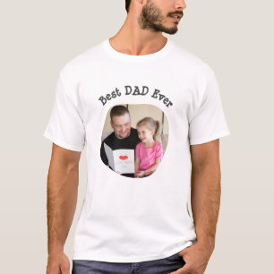 Beste DAD ooit upload je foto van je vierkante fam T-shirt