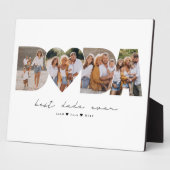 Beste Dada ooit 4 Fotocollage Eerste Vaderdag Fotoplaat (Zijkant)