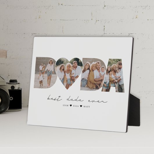 Beste Dada ooit 4 Fotocollage Eerste Vaderdag Fotoplaat