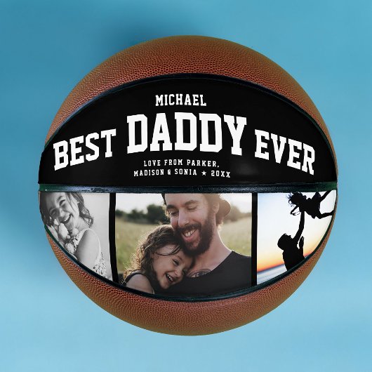 BESTE DADDY OOIT Cool Trendy Unieke fotocollage Basketbal
