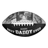BESTE DADDY OOIT Modern Cool Black en White American Football (Voorkant)