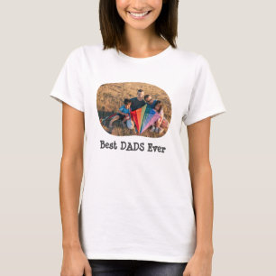 Beste DADS ooit LGBTQ uploadt uw horizontale foto T-shirt
