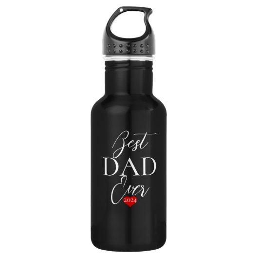 Beste dady ooit trendy cadeau voor vaderdag waterfles  (Voorkant)