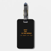 BESTE DAG IN DE WERELD BAGAGELABEL (Achterkant verticaal)