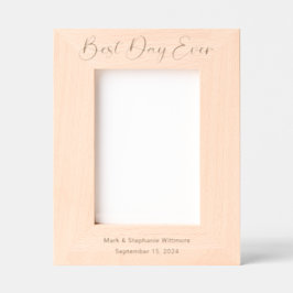 Beste dag ooit 5x7  foto Lijst Afbeelding Gegraveerde Lijstjes