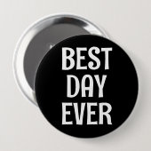 Beste dag ooit Button (Voorkant /achterkant)