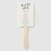 Beste dag ooit Eenvoudig programma voor kabelweduw Handwaaier (Voorkant)