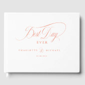 BESTE DAG OOIT! Elegant, bruiloft Gastenboek (Voorkant)