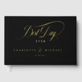 BESTE DAG OOIT! Elegant, bruiloft Gastenboek (Voorkant)