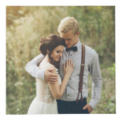 "Beste dag ooit" Elegante bruiloft Kubus (Voorkant)