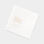 Beste dag ooit Folie bruiloft Folie Servetten (Links)