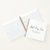 Beste dag ooit | Minimale Witte Dag Gast Notitieboek (Binnen)