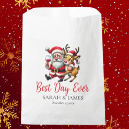 Beste dag ooit Vrolijke Kerstgroeten Kerstman Bedankzakje