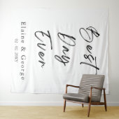 Beste dag op bruiloft Foto ProSupport-achtergrond Wandkleed (In Situ (horizontaal))