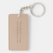 Beste dag van Thanksgiving Wint Sleutelhanger (achterkant)