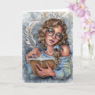 Beste Dagboek Gevouwen Wenskaart Schrijverboek Kaart