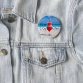 Beste dagstrand ronde button 5,7 cm (In situ)