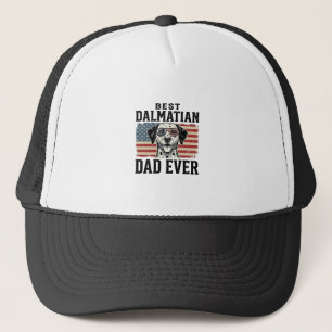 Beste Dalmatische Vader Ooit Patriottisch Hond Shi Trucker Pet