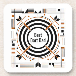 Beste Dart Vader – Gelukkige Vaderdag Bier Onderzetter
